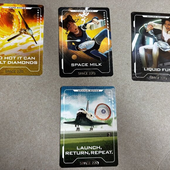 Epcot Space 220 Special Edition Trading Cards Walt Disney World - 9 cards! - Picture 2 of 3